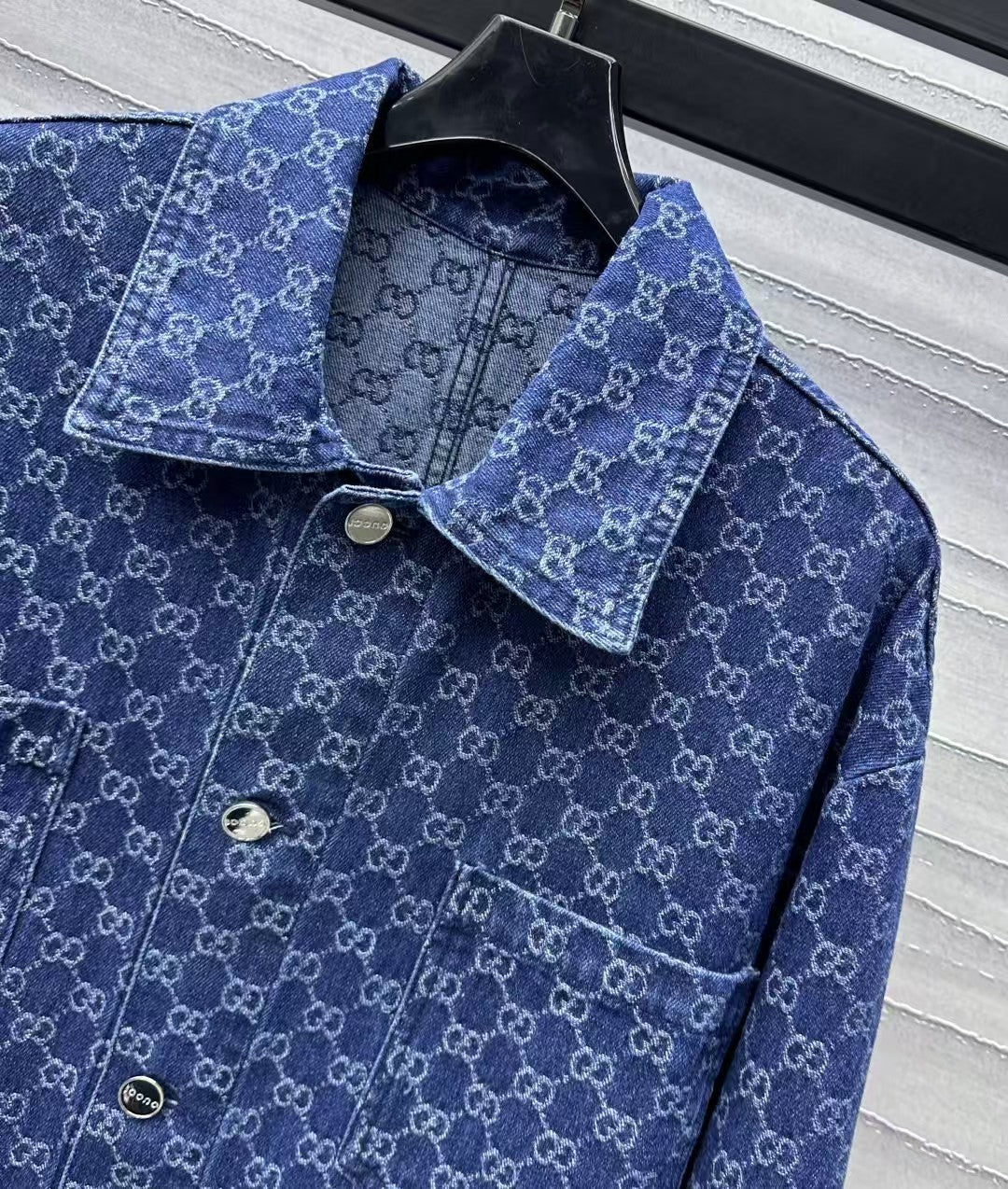 2025 new jacquard denim jacket