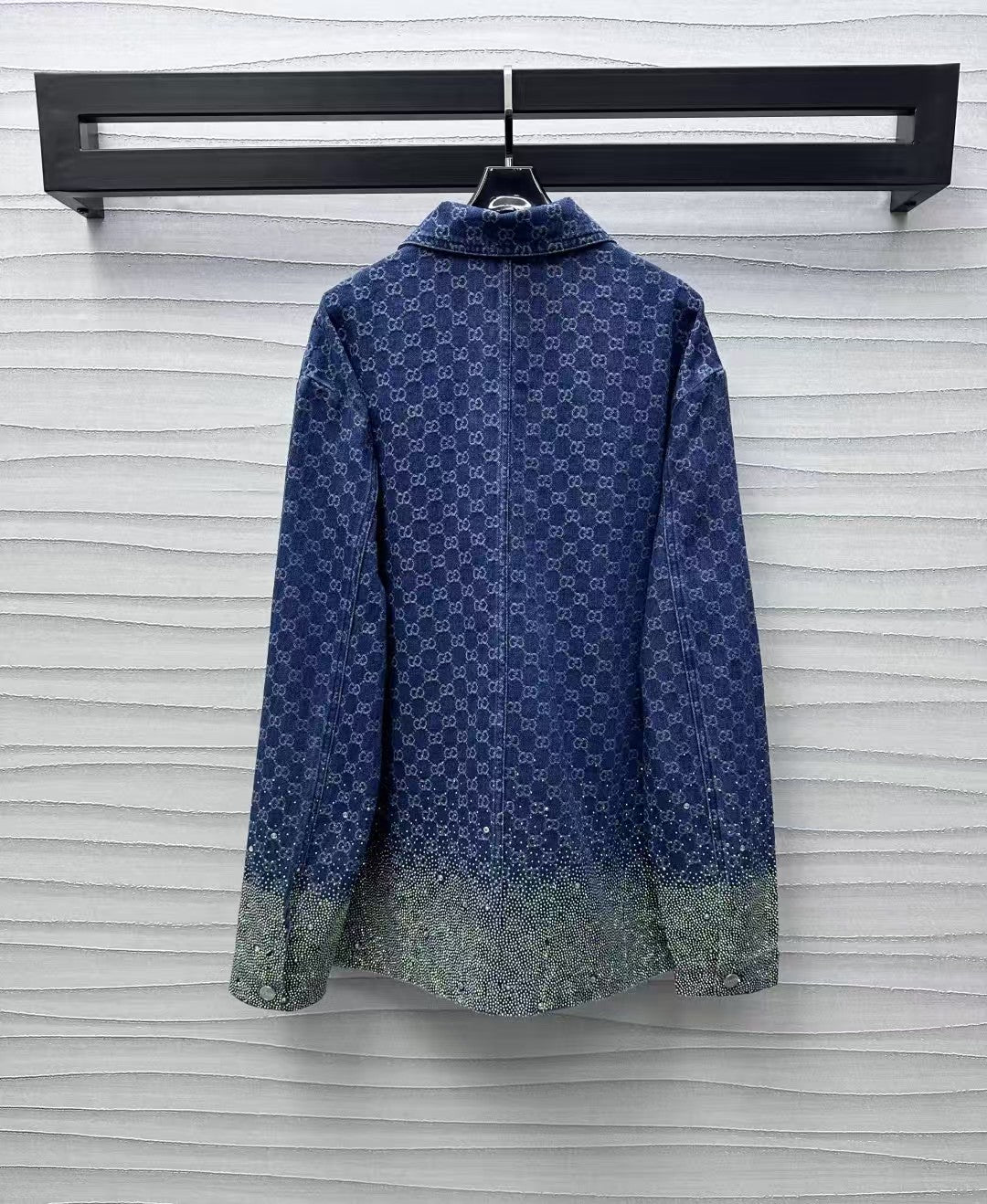 2025 new jacquard denim jacket