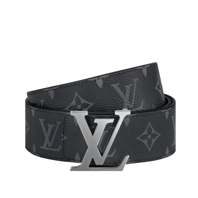 Classic black floral belt