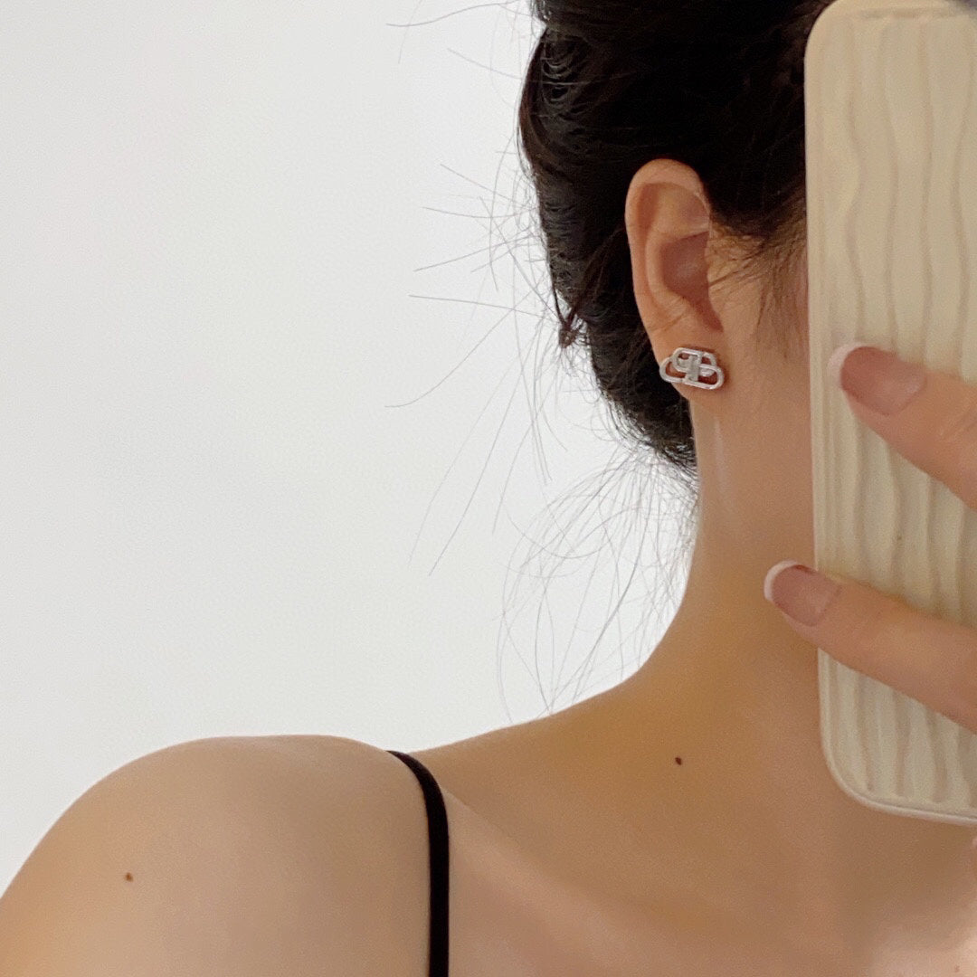 logo earrings