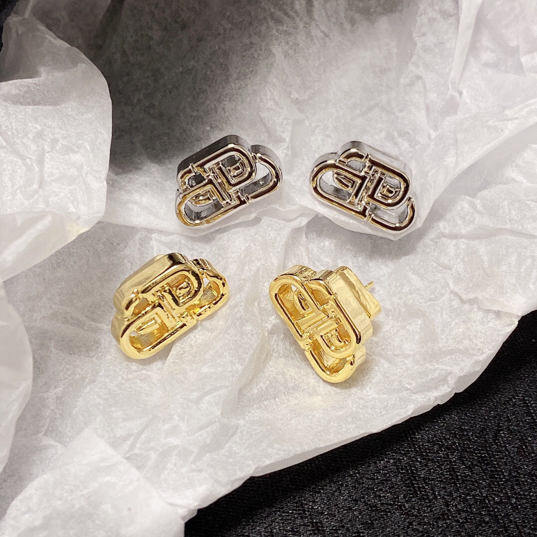 logo earrings