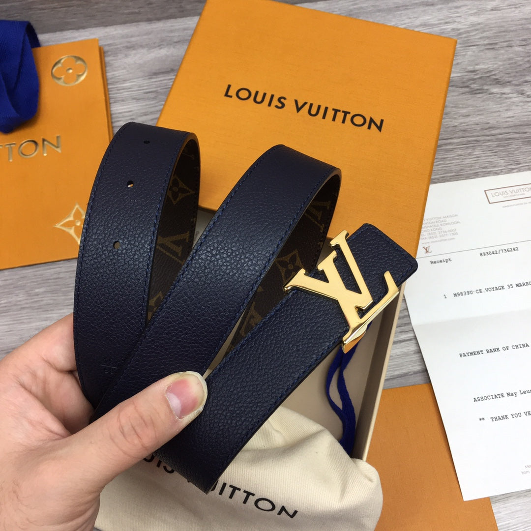 Classic letter buckle, double-sided