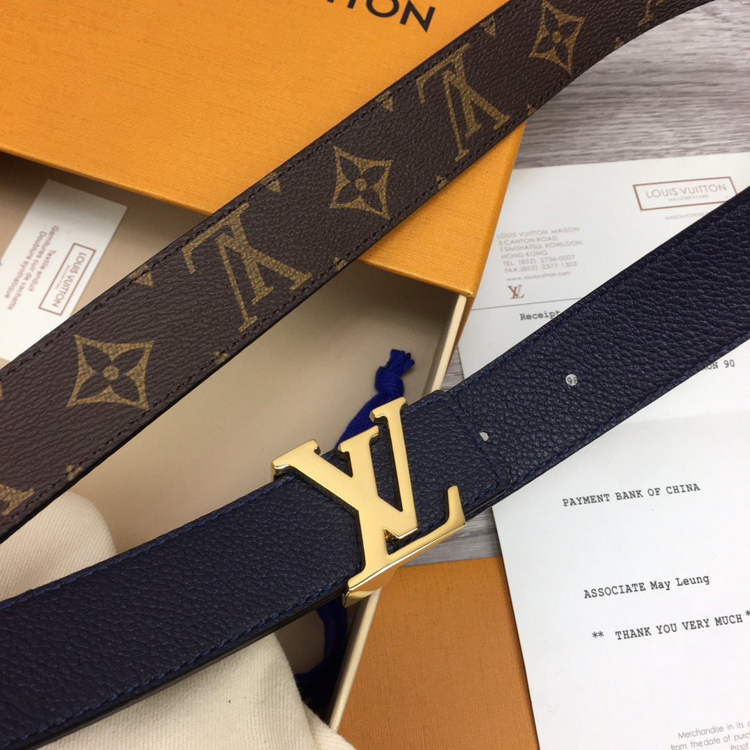 Classic letter buckle, double-sided