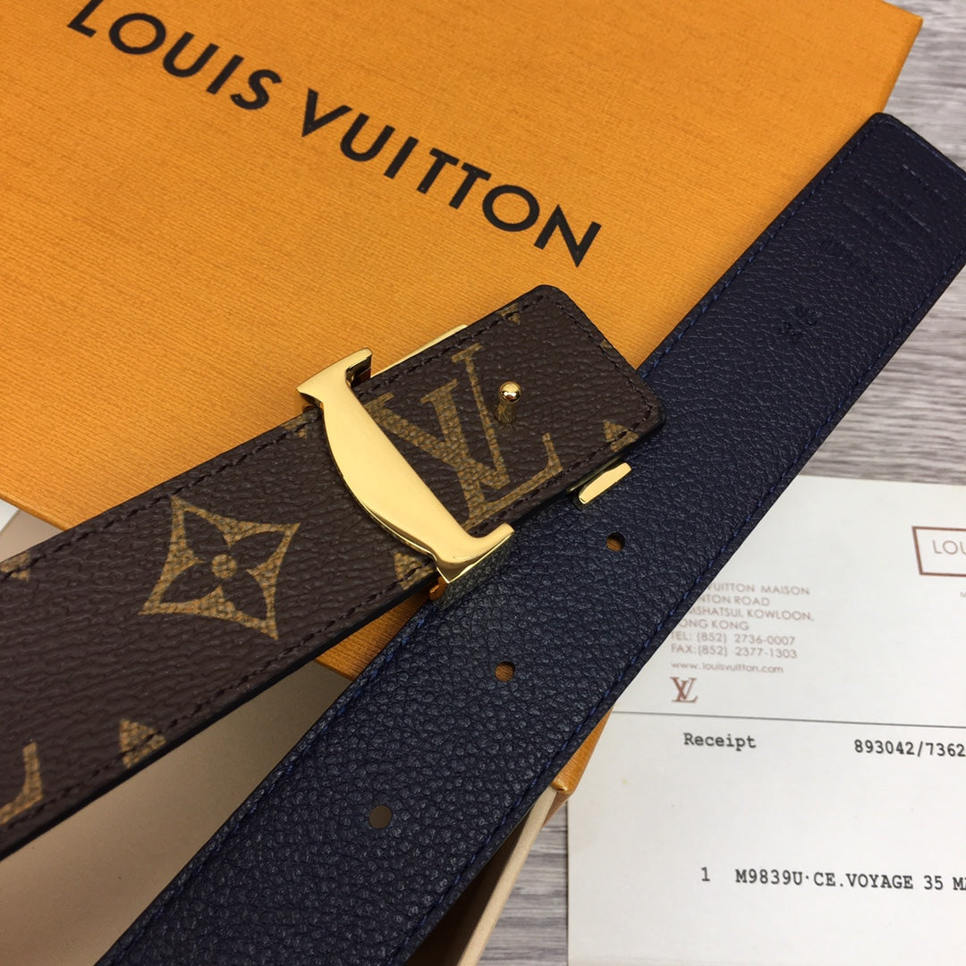 Classic letter buckle, double-sided