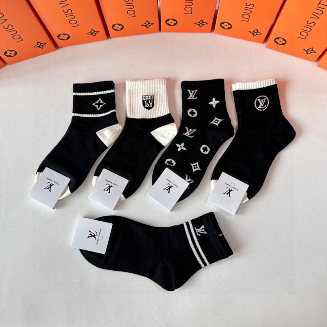 (5 pairs in a box) π Super popular small item socks