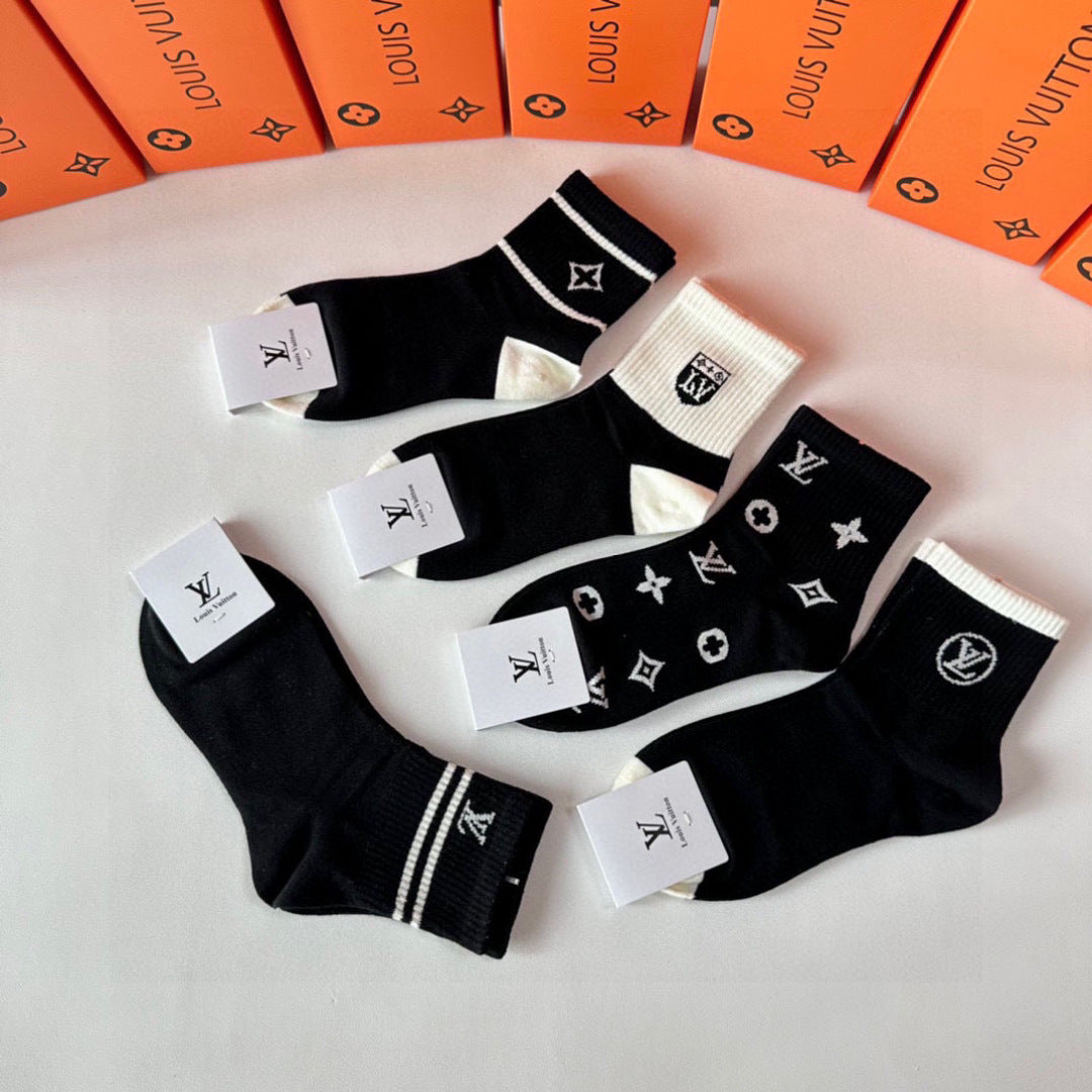 (5 pairs in a box) π Super popular small item socks
