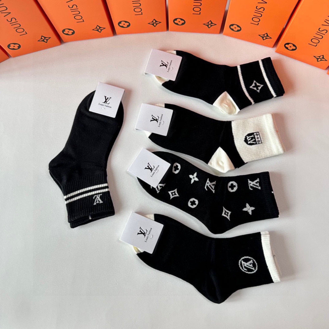 (5 pairs in a box) π Super popular small item socks