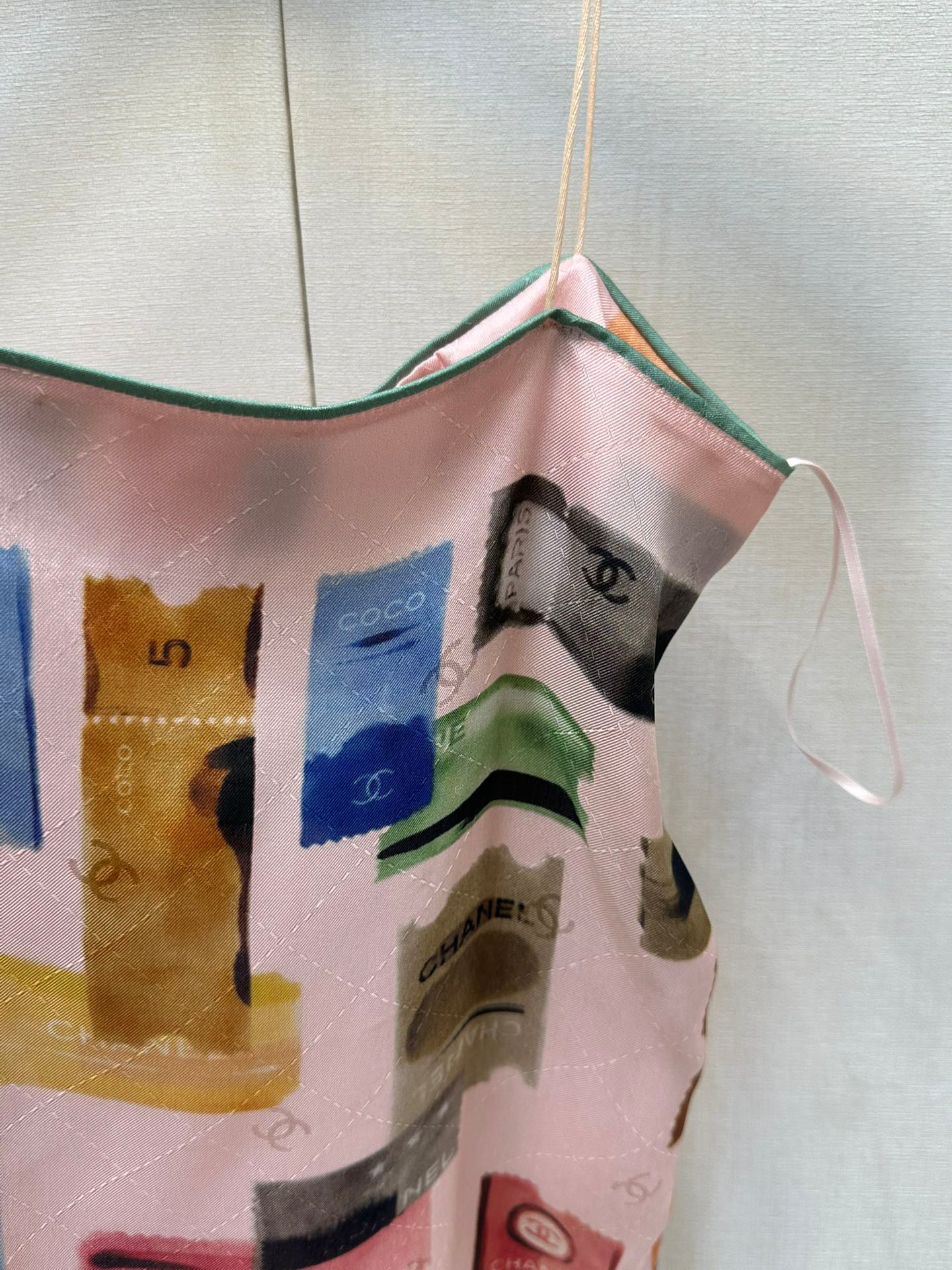 c 25 New silk printed tank top