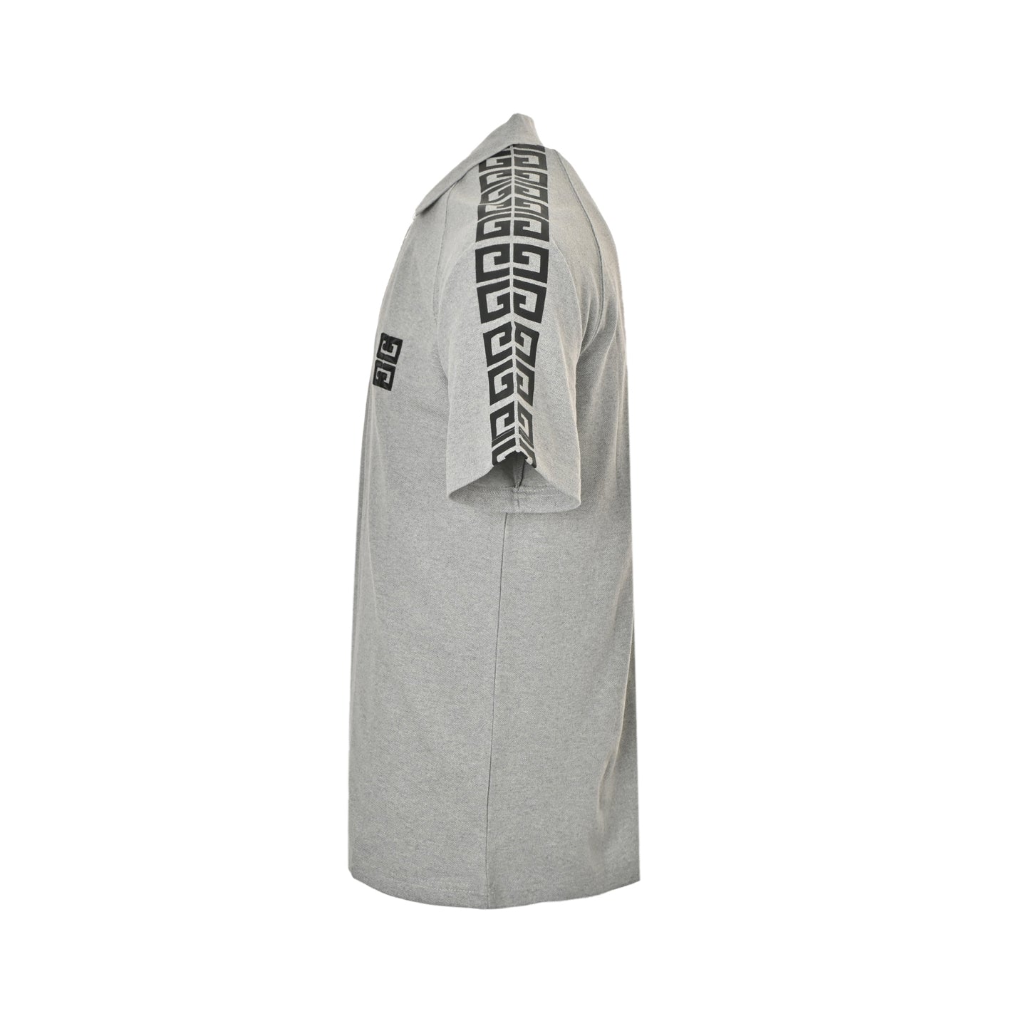 Half-zip chest logo short sleeves