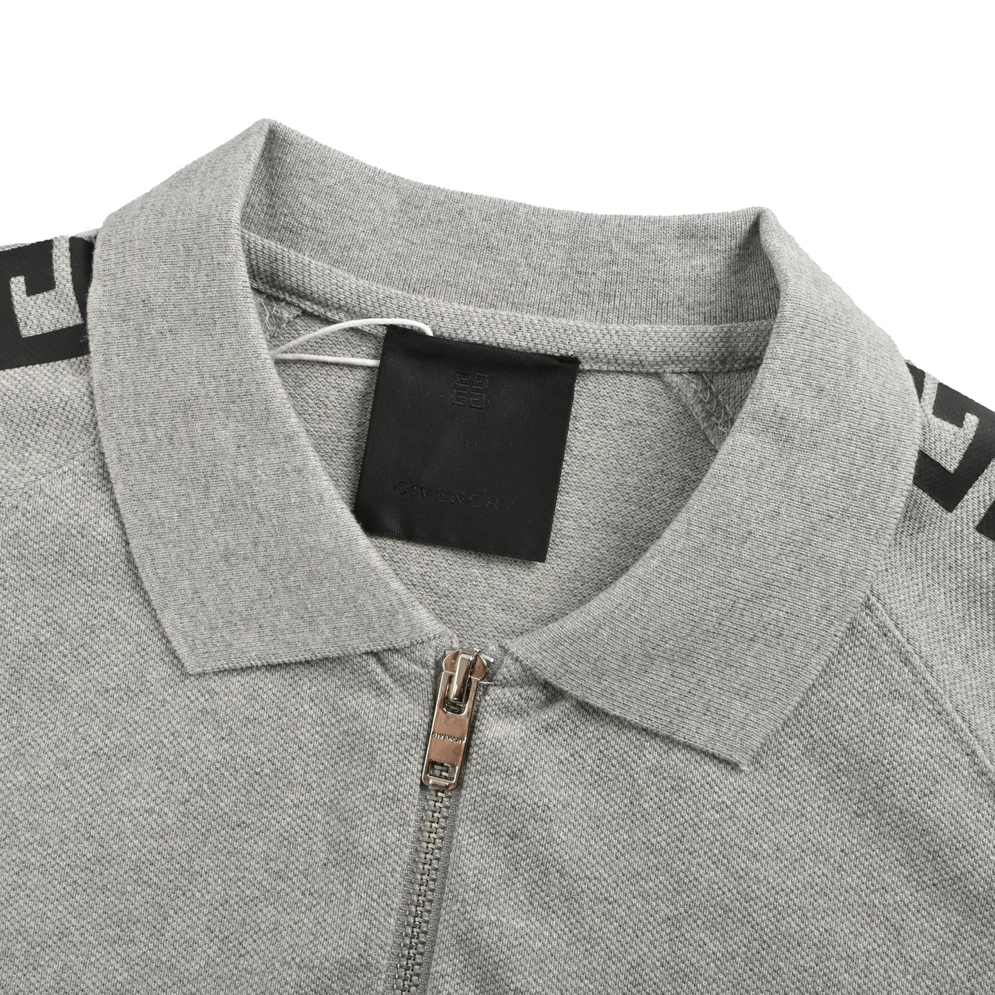 Half-zip chest logo short sleeves