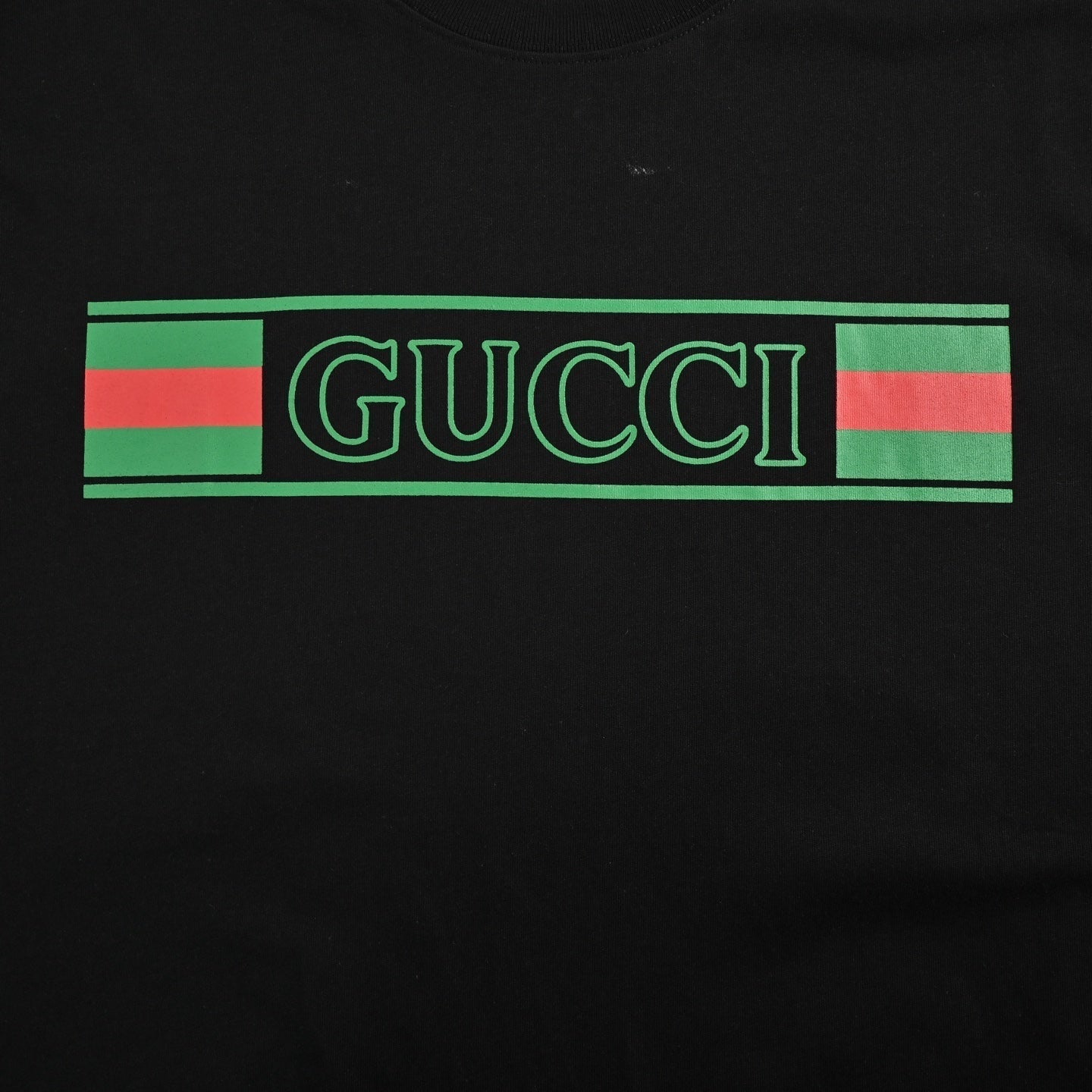 Hollow letter logo printed short sleeves