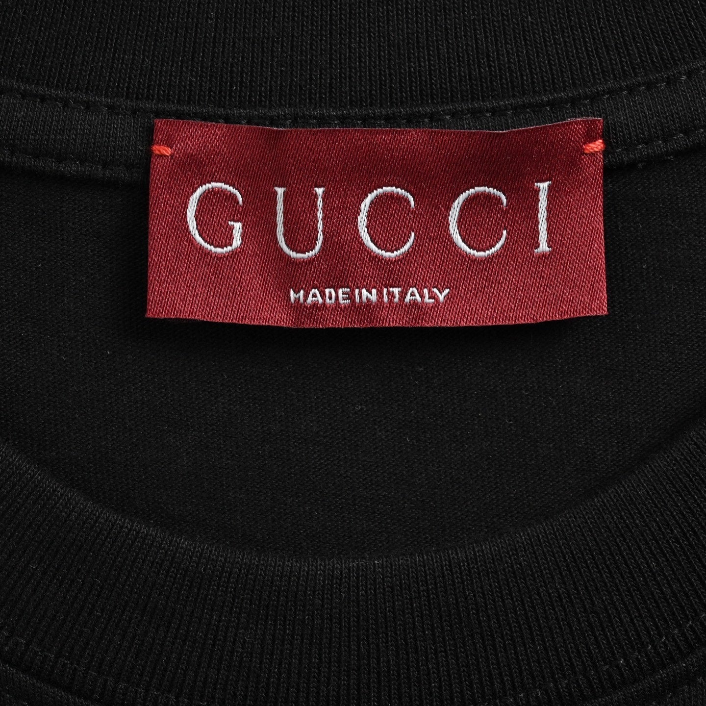 Hollow letter logo printed short sleeves