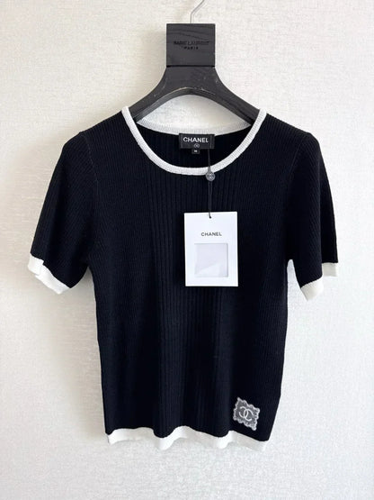 Knitted LOGO T-shirt