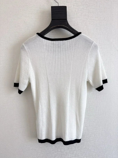 Knitted LOGO T-shirt