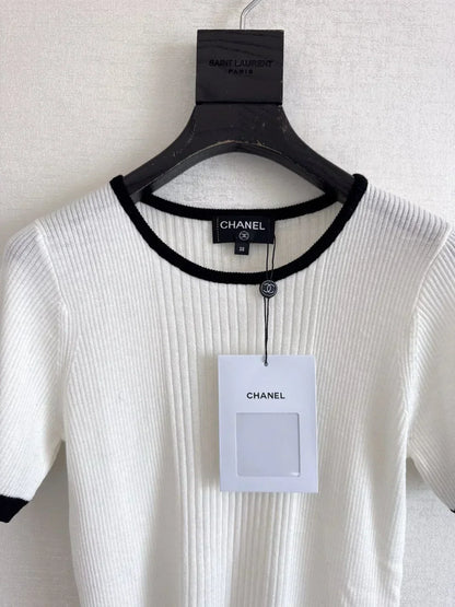 Knitted LOGO T-shirt