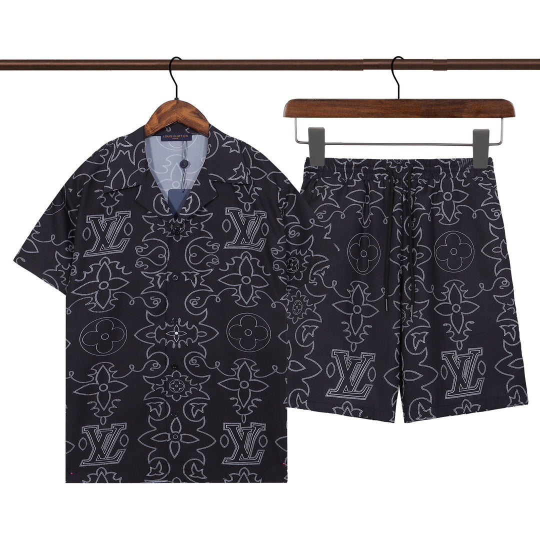 classic print suit