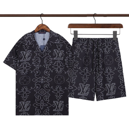 classic print suit