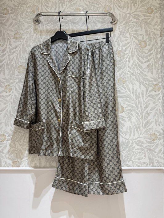 25ss Silk home wear suit