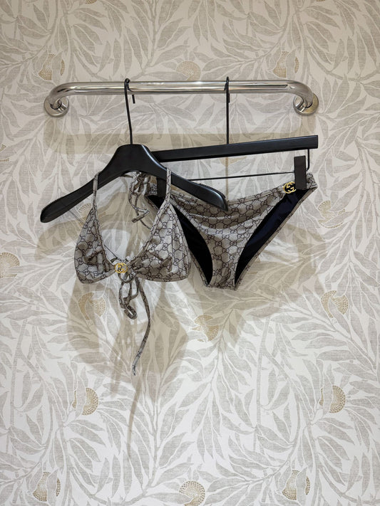 25ss Old flower bikini swimsuit