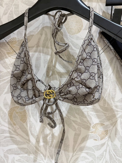 25ss Old flower bikini swimsuit