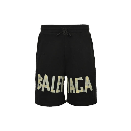 25SS Masking tape print shorts