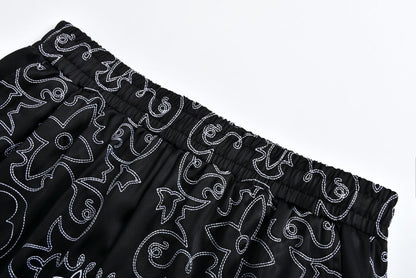 2025new embroidered short