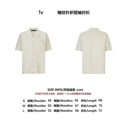 25ss jacquard knit shirt